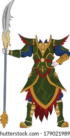 Beispielbild der Guan-Yu-Rüstung in den drei Königreichen.