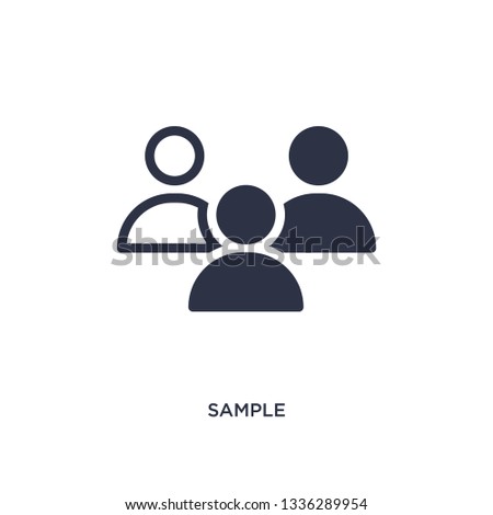 sample isolated icon. Simple element illustration from strategy concept. sample editable logo symbol design on white background. Can be use for web and mobile.