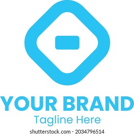 A Sample Logo Design With a Blue Color and Simple Design