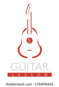 A sample logo someone who's offering guitar lesson 