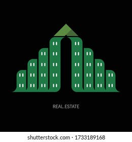logotipo de ejemplo o símbolo para su negocio de construcción