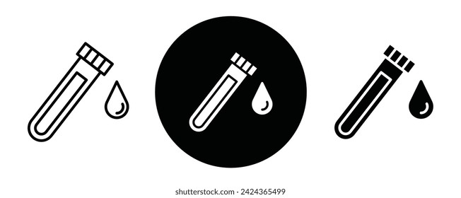 Sample outline icon collection or set. Sample Thin vector line art