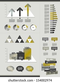 Sample page. Charts, graphs for info graphics.