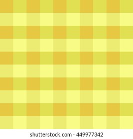 Sample pretty seamless bright yellow checkered fabric.