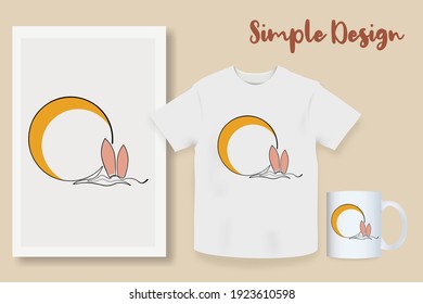 Sample product Continuous line sky sea mountain simple line summer poster postcard hand drawn vector illustration
portrait Mug, shirt, postcard