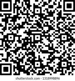 sample qr code ready to scan with smart phone