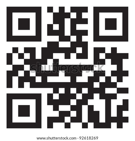 sample qr code ready to scan with smart phone