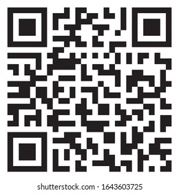 Sample qr code. Vector illustration eps 10