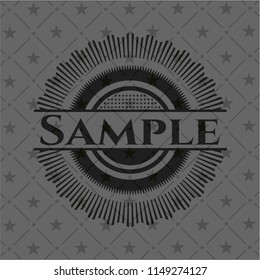 Sample realistic dark emblem