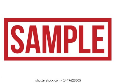 Sample Rubber Stamp. Sample Stamp Seal – Vector