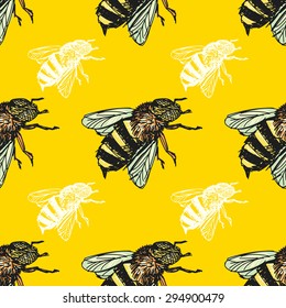 sample of seamless background with summer motive