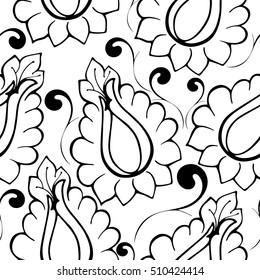 Sample seamless vegetable pattern. Decoration fabrics, interior.
