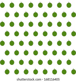 Sample seamless watermelon background. Vector illustration.