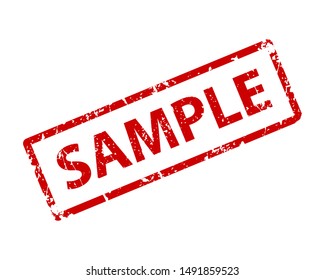 Sample Sign Sticker Stamp Vector Texture Stock Vector (Royalty Free ...