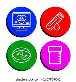 sample simple icons set. Contains such icons as Rgb, Blood sample, Sample, tube, can be used for web, mobile and logo