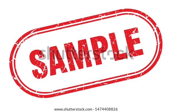 Sample Stamp Sample Square Grunge Sign Stock Vector (Royalty Free ...