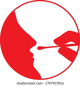 Sample taken for testing icon