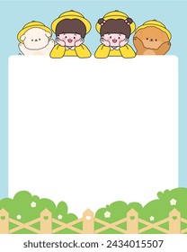 Sample template for kindergarten student