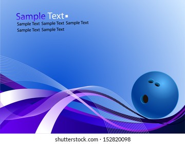 Sample text. bowling ball