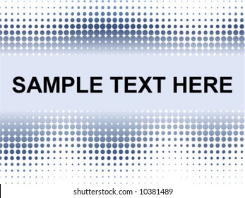 Sample Text Here - dots background