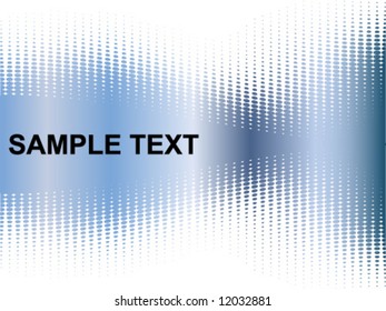 Sample Text Here - dots background