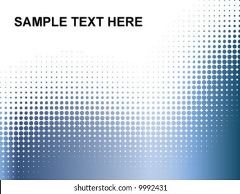 Sample Text Here - dots background