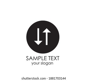sample text your slogan on the white background