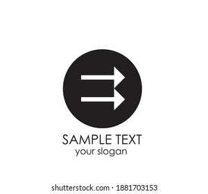 sample text your slogan on the white background
