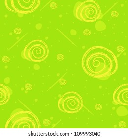 Sample texture with flowers on a green background