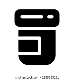 Sample Tube Icon Vector Symbol Design Illustration