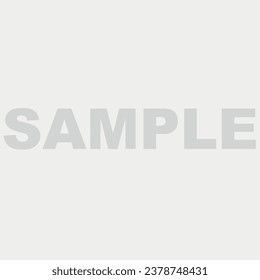 Sample Watermark on a Transparent Background