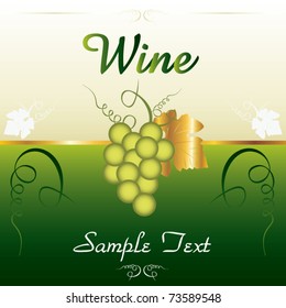 Sample wine label