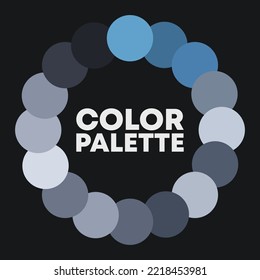 Samples of color combinations for design. Vector