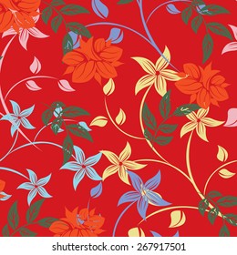 Samples Flower illustration  Floral Pattern Texture Art
