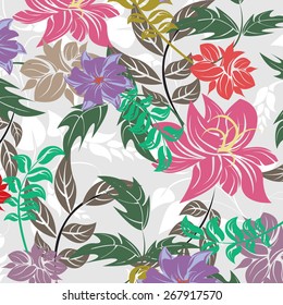 Samples Flower illustration  Floral Pattern Texture Art