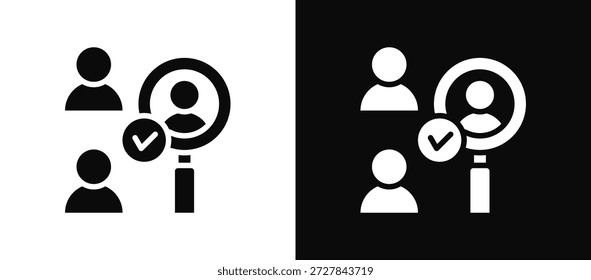 Sampling Icon Set Black And White
