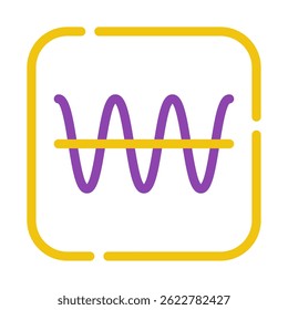 Ícone da ferramenta de amostragem, para web, app, infográfico, etc