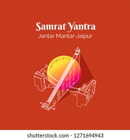 The Samrat Yantra, sometimes called “Supreme Instrument” is an equinoctial sundial of enormous proportion. Although one of the simpler instruments. The Astronomical Observatories of Jai Singh