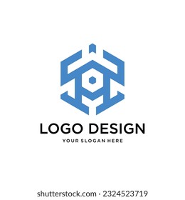 LETTRE SAMS Image vectorielle de création initiale du logo
