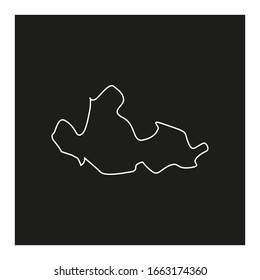 mapa de la región de Samsun, país del pavo