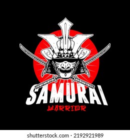 samurai artwork for t shirt design