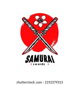 samurai artwork for t shirt layout design