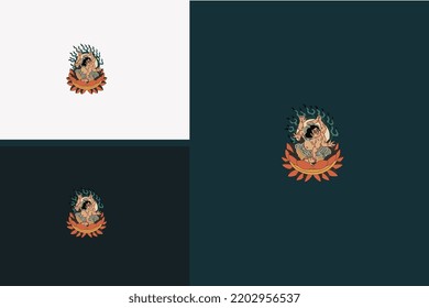 samurai big sumo vector illustration design