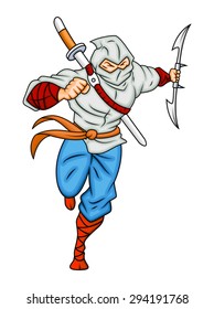 Samurai Cartoon Character