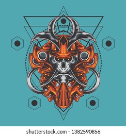 samurai design for commercial use