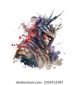 Samurai Dragon Traditional Japanese | Transparent 300dpi digital tshirt POD, EPS, vector, clipart, book cover, wallart, ready to print, Print-on-Demand, colorful, no background, beauty