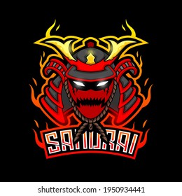 Samurai Esport Logo, cool design for personal or teammates.