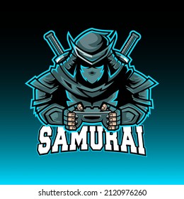 The Samurai E-Sport Logo Mascot