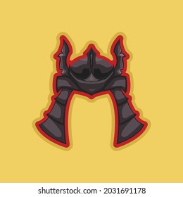 SAMURAI HELMET, suitable for web background, t-shirt design, web needs, etc