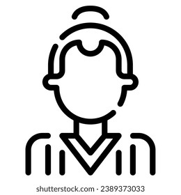 Samurai icon illustration for UIUX, infographic, etc